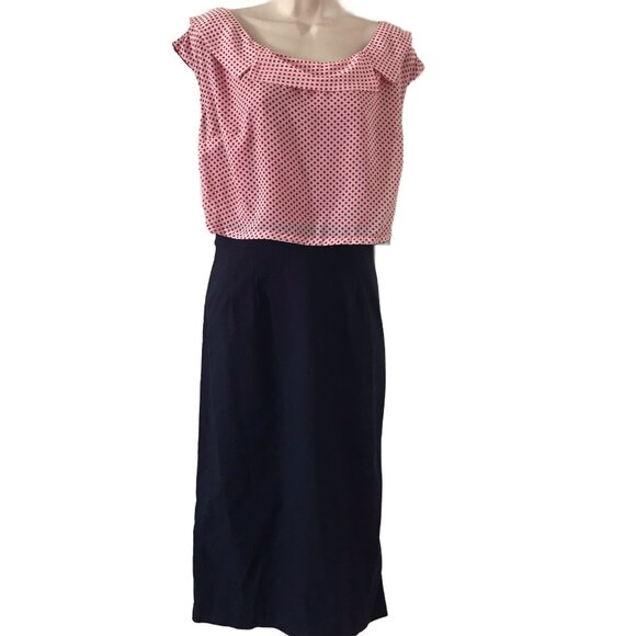 Stop Staring! Red, White Blue Tired Dress `14 NWT - Picture 1 of 7